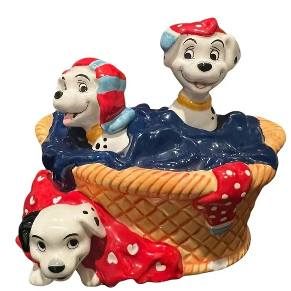 Schmid Disney 101 Dalmations Music Box wind up figurine Cruella De Vil Rare - Picture 1 of 11